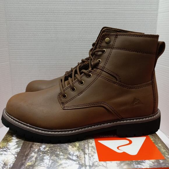 Ozark Trail Mens Mountain Hiking Boots Size 10 Brown Leather - Picture 3 of 8